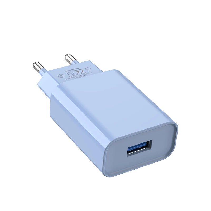 USB Charger 5V 2A Travel Universal Wall Power Adapter Plug For iPhone 16 15 14 Samsung Xiaomi Redmi LG EU US Head Fast Charging