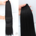 Natural Bio Synthetic Heat Resistant Hair Extensions Sew In Straight Hair Weave Bundle 26" 200g Synthetic Cosplay Ponytail Fiber