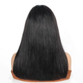 Middle T  Part Short Bob Lace Front Human Hair Wig With Elastic Drawstring Side Part 13x5x2 Lace Wig Straight Bob Brazilian Wigs