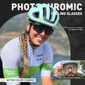 Photochromic Sunglasses UV400 Bike Bicycle Glasses Men's | SAMAG