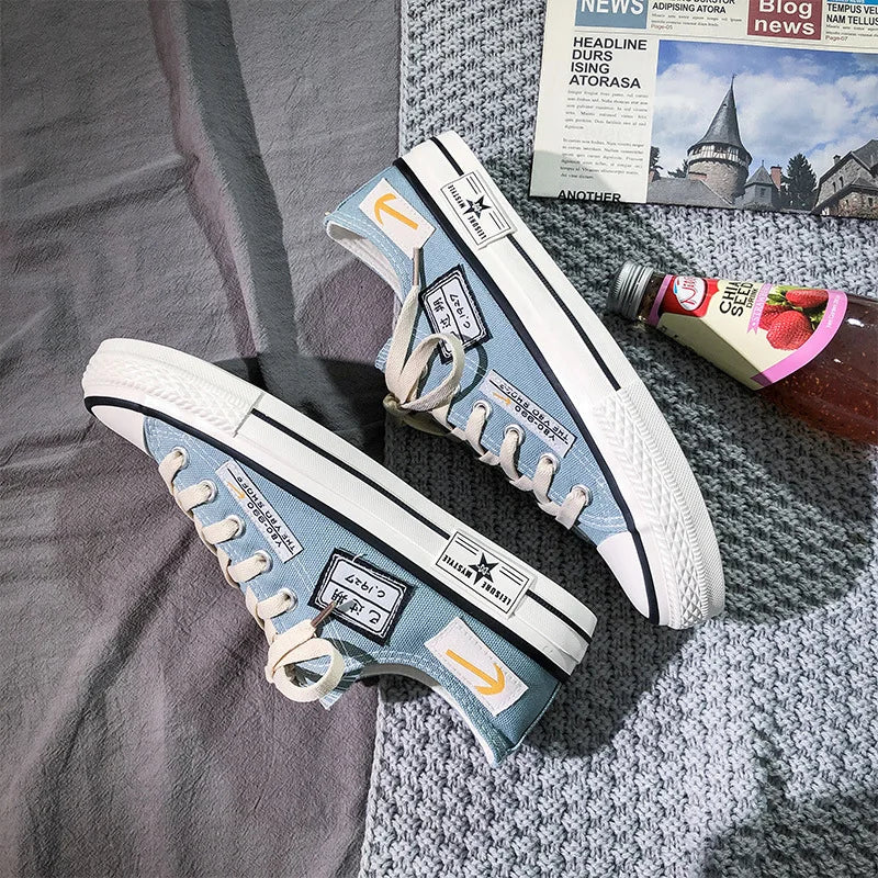 2024 New Summer Breathable Casual Low-Top Canvas Men's Shoes