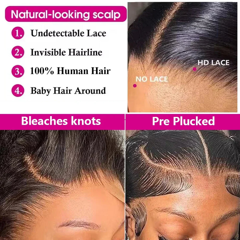 13x4 13x6 Hd Lace Front Body Wave Human Hair Wigs Brazilian Hair 30 36 Inch 5x5 Glueless Wig No Glue Body Wave Lace Front Wigs