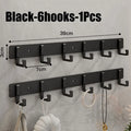 Kitchen Space Aluminum Punch - Free Hooks Are Easy to Install Utensils Storage Bathroom Bathrobe Towel - View 14 | SAMAG