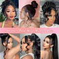 360 Lace Front Wigs Human Hair with Drawstring Pre Plucked Hidden Strap 360 HD Full Lace Body Wave Frontal Wig Glueless Wigs
