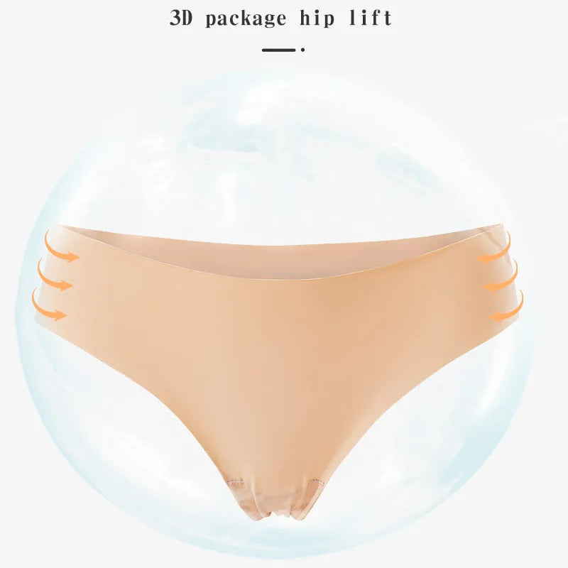 Women Seamless Panties Ultra-thin Underwear Comfort Intimates Sexy Lingerie Plus Size Low-Rise Female Underpants Briefs