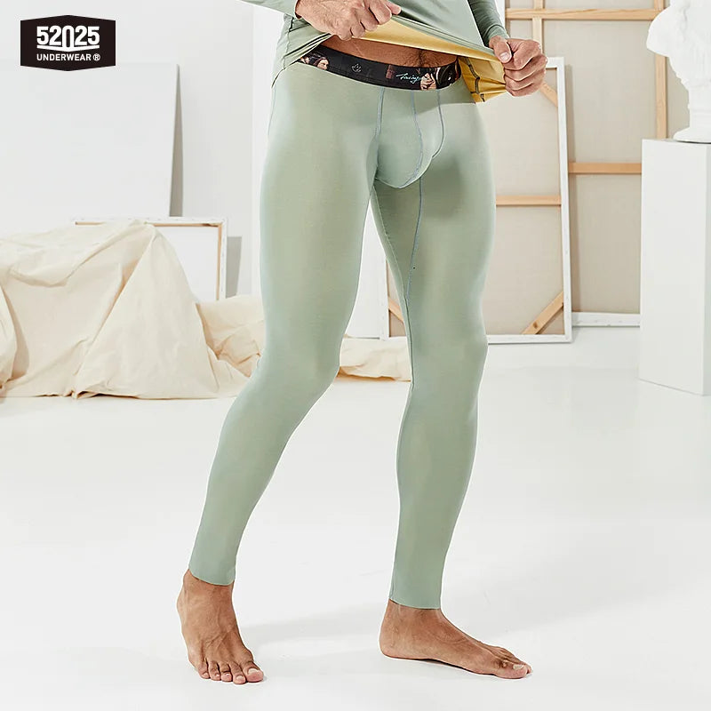 52025 Men's Luxury Modal Base Layer – Buttery-Soft Double-Faced Fabric, Body-Hugging Fit and Second-Skin Feel