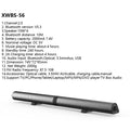 HOMEFISH TV Sound Bar Home Theater Sound System Bluetooth Speaker Computer Speakers for TV Soundbar Box Subwoofer Radio