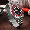 San Martin 40mm BB Men Watch Luxury Sport Diver Fly Clasp NH35 Automatic Mechanical Man Watches Jubilee BGW-9 20Bar SN0128