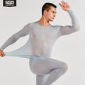 52025 Men's Ultra-Light Base Layer Set – Translucent Fabric with Barely-There Feel, Body-Hugging Fit and Anatomical U-Pouch