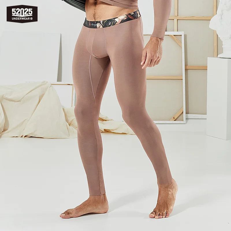 52025 Men's Luxury Modal Base Layer – Buttery-Soft Double-Faced Fabric, Body-Hugging Fit and Second-Skin Feel