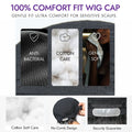 Human Hair Glueless Wigs Pixie Cut Short Wigs with Bangs Ultra Soft&Comfortable Cotton Cap Hair Trouble Friendly Wigs