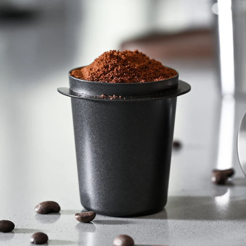 51/58/53mm Shipping Coffee Dosing Cup Sniffing Mug for Espresso Machine Wear Resistant Stainless Steel Coffee Dosing Cup Drop
