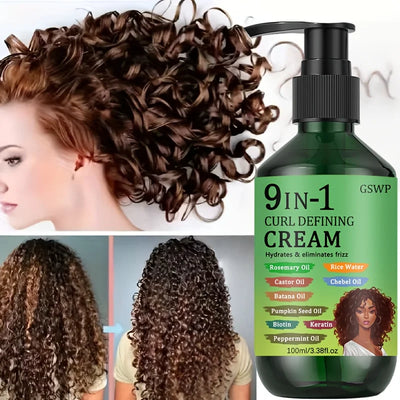 GSWP 9-in-1 Curling and Styling Cream: Moisturizes | SAMAG
