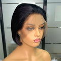 Straight Pixie Cut Wig Transparent Lace Brazilia Human Hair 13×4 Human Hair Wigs Short Bob Wig Lace Wig For Woman