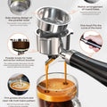 HiBREW 20Bar Semi Automatic Espresso Coffee Machine Temperature Adjustable Cold/Hot Super Slim Coffee Maker Cappuccino H10B