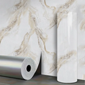 Marble Sticker Self-Adhesive PVC Waterproof and Moisture-Proof Wall Sticker Living Room TV Background Wall Decoration Wallpaper
