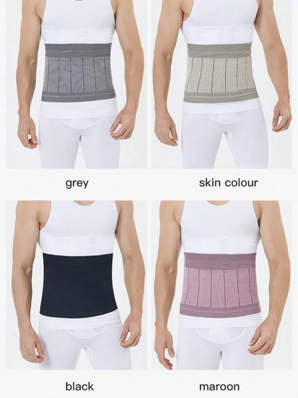 Men's Seamless Compression Shapewear Breathable Waist Trainer Slimming Underwear for Fitness Sport Sedentary Relief Body Shaper