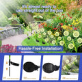 Solar Lights Outdoor Garden Decor,Solar Garden Lights Decorative Dandelion With LED Waterproof Solar Lights Outdoor For Yard