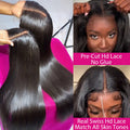 30 40inch Wear and Go Glueless Wig Human Hair 7x5 Precut 13X6 Hd Lace Frontal Wigs Bone Straight Pre Plucked 100% Human Hair