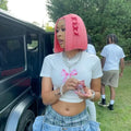Dark Pink Short Bob Wig Human Hair Straight 13X4 Lace Frontal Wig With Natural Hairline Pre Plucked Short Human Hair Wigs