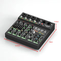Audio Mixer G-MARK G40PRO 4-Channel Mixing Console With RCA Input And XLR Connectivity