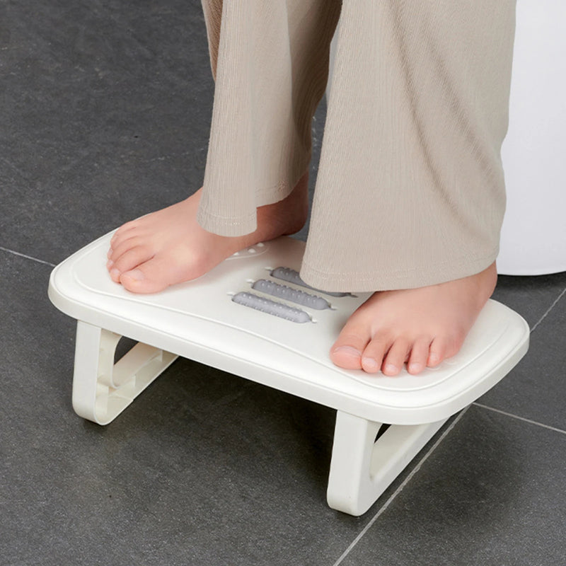 Office Footrest Footstool Ergonomic Under The Table Foot Stool With Massage Rollers Non-Slip Desk Step Stool Footstool Stepping