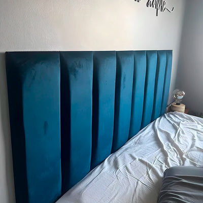Cabeceira De Cama Adesiva Modulada Estofada Para | SAMAG