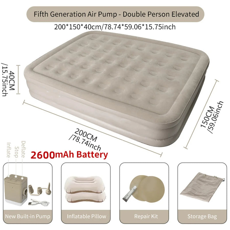 Interior Air Mattress Glamping Mats PVC Inflatable | SAMAG