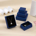 24pcs Jewelry Box for Necklace Earrings Ring Bracelet Boxes Engagement Birthday Gift Packaging Paper Jewellery Organizer Display