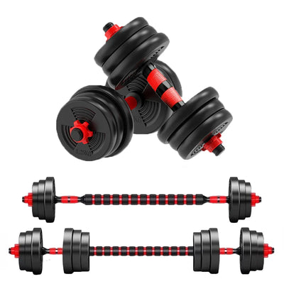 5 - 44lbs Adjustable Dumbbell to Barbell Set, Anti - Slip | SAMAG