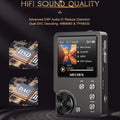 MP3 Player, Lossless DSD High Definition Portable Hi-Fi Digital Audio Music Player with 64GB Memory Card, Supports Up to 256GB