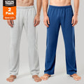 52025 Men's 100% Cotton Pajama Lounge Pants – Relaxed Fit, Side Pockets and Breathable Everyday Comfort