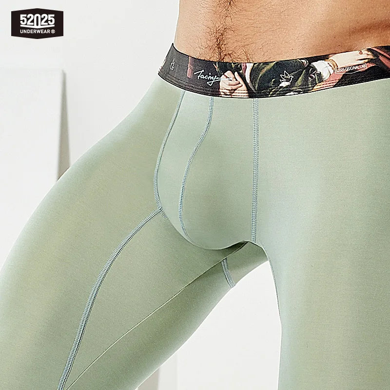 52025 Men's Luxury Modal Base Layer – Buttery-Soft Double-Faced Fabric, Body-Hugging Fit and Second-Skin Feel