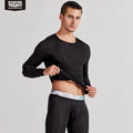 52025 Men's Ultra-Light Base Layer Set – Translucent Fabric with Barely-There Feel, Body-Hugging Fit and Anatomical U-Pouch