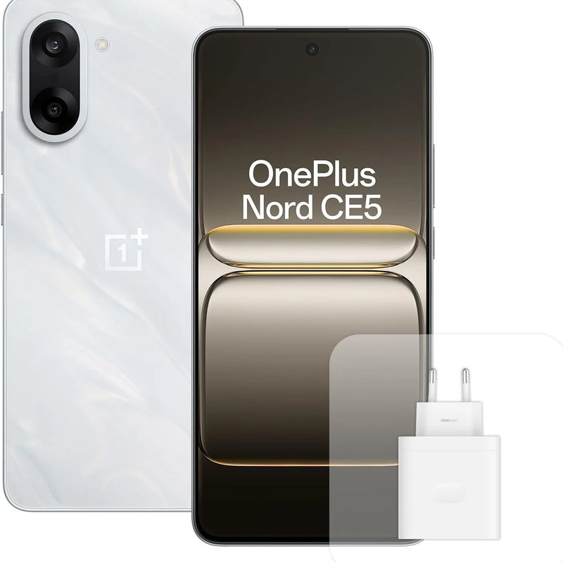 OnePlus Nord CE5 Smartphone 8GB RAM 128/256GB Storage, 6.77" 120Hz AMOLED, 50MP OIS, 5200mAh Battery, with 80W Charger
