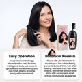 Herbal Hair Dye Comb 3-in-1 Quick Natural Plant Extract Deep Nourish Repair Roots Boost Vitality Long Lasting Mild Formula Gray Coverage Natural Hair Color Comb