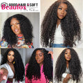 Beaufox Burmese Curly Hair Bundles Pixie Curly Bundles Human Hair Virgin Water Wave Human Hair Bundles Ocean Spiral Curly 30”