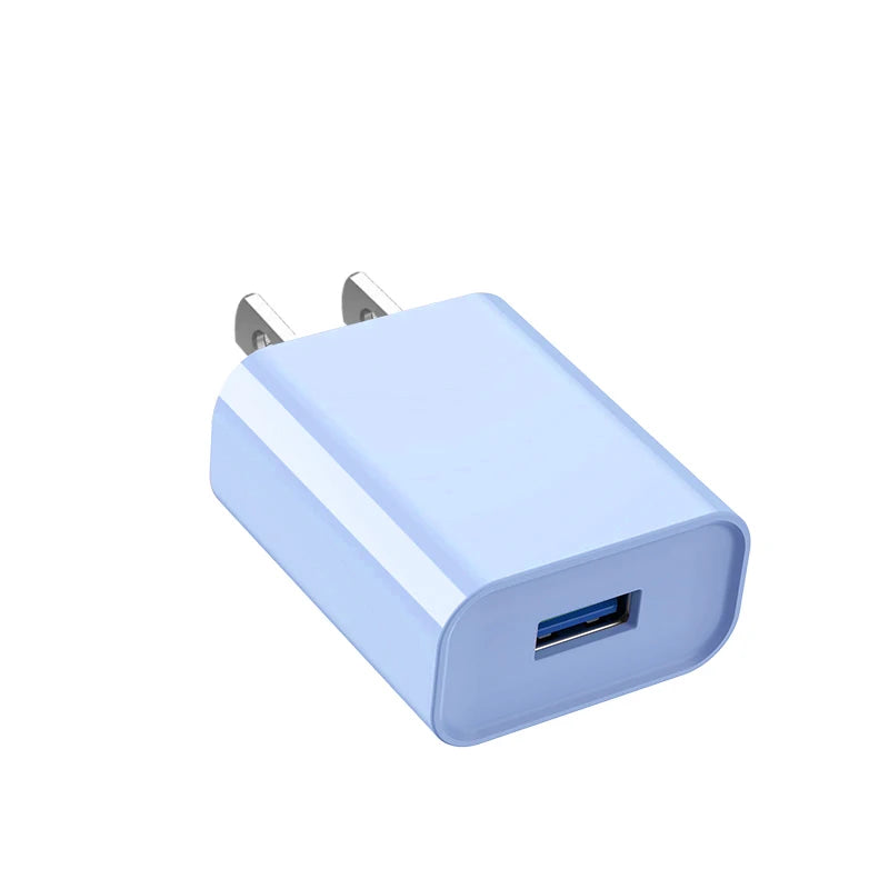 USB Charger 5V 2A Travel Universal Wall Power Adapter Plug For iPhone 16 15 14 Samsung Xiaomi Redmi LG EU US Head Fast Charging