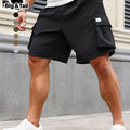 Plus Size Men's Casual Workwear Shorts Trendy Loose Fit | SAMAG