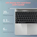 New Ultra Slim Laptop 14.1" 16GB RAM 2TB SSD Intel 4405U Gaming PC 1920*1080 Display Office Study Computer PC Windows 11 Pro