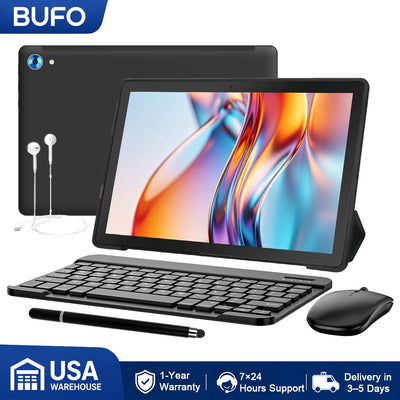 BUFO Tablet, 10" Android 15 with Octa - core Processor 24GB | SAMAG