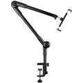 Xb08 Metal Tablet Stand 360 °   Rotating Long Arm 10kg Heavy-Duty Bedside Desktop Lazy Stand Compatible with iPad 4.6~ 12.9inch and Mobile Phones