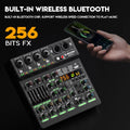 Audio Mixer G-MARK G40PRO 4-Channel Mixing Console With RCA Input And XLR Connectivity