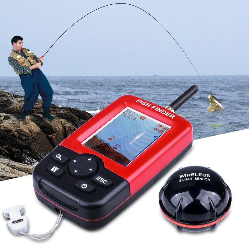 Wireless Portable Fish Finder 45M/135FT Sonar Depth - View 3 | SAMAG