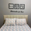 Cabeceira De Cama Adesiva Modulada Estofada Para Cama De Solteiro Casal 1 Peça