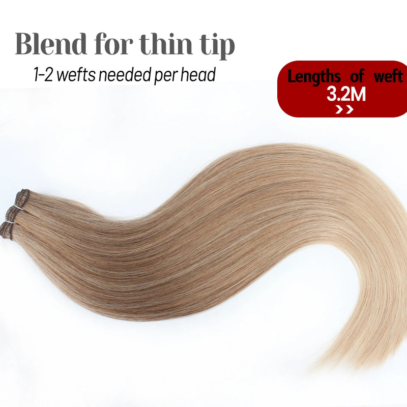 Natural Bio Synthetic Heat Resistant Hair Extensions Sew In Straight Hair Weave Bundle 26" 200g Synthetic Cosplay Ponytail Fiber