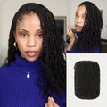 QVR Afro Kinky Bulk Hair No Attachment 50g Afro Curly Bulk 100% Human Hair Unprocessed Virgin Remy Braiding Hair for Dreadlocks