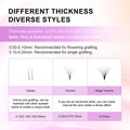 NAGARAKU 6 Cases False Eyelash Extension Supplies Synthetic Mink Individual Length 7-15 Mix 16-20 Mix 16 Lines High Quality Soft