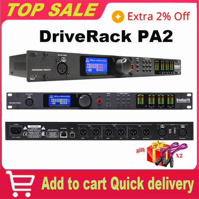 DriveRack PA2 2 Input 6 Output Digital Audio Processor | SAMAG