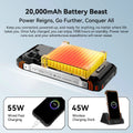 Blackview XPLORE 1 Pro 5G Thermal lmaging Rugged Phone w/ 6.78" 120Hz Main & 2.01" Secondary Display 20000mAh & 170LM Flashlight